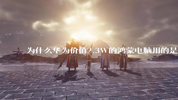 为什么华为价值2.3W的鸿蒙电脑用的是美国西数的SN740固态硬盘？