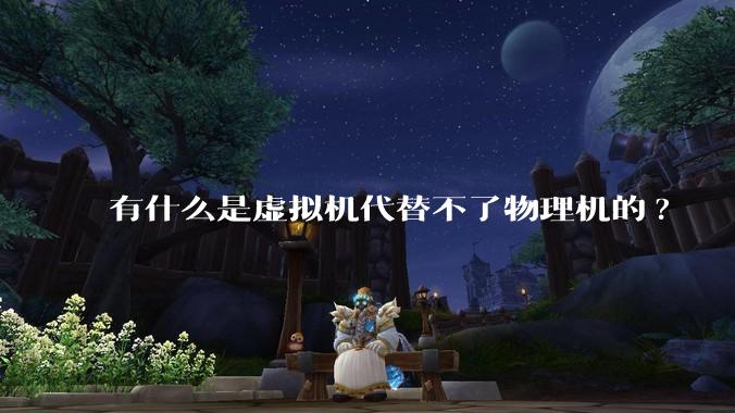 有什么是虚拟机代替不了物理机的?