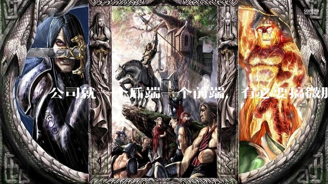 公司就一个后端一个前端，有必要搞微服务吗？