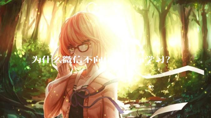 为什么微信不向telegram学习？