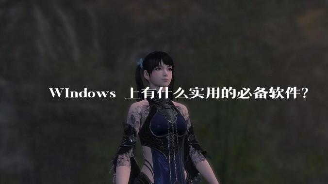Windows 上有什么实用的必备软件？