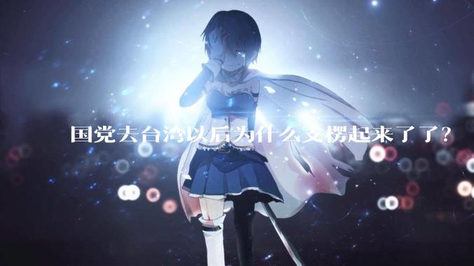 国党去台湾以后为什么支楞起来了了？