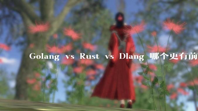 Golang vs Rust vs Dlang 哪个更有前途，哪位大牛这 3 门语言都用过？
